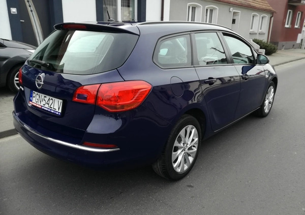 Opel Astra cena 37400 przebieg: 111729, rok produkcji 2016 z Karlino małe 92